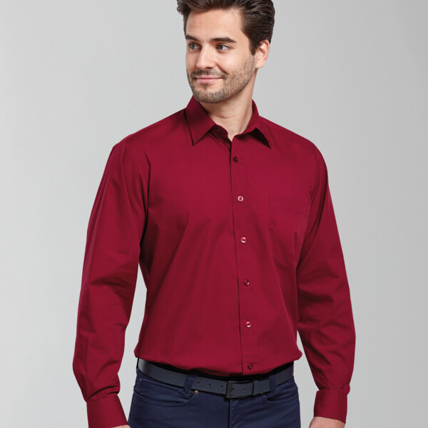 Premier Long Sleeve Poplin Shirt Thumbnail